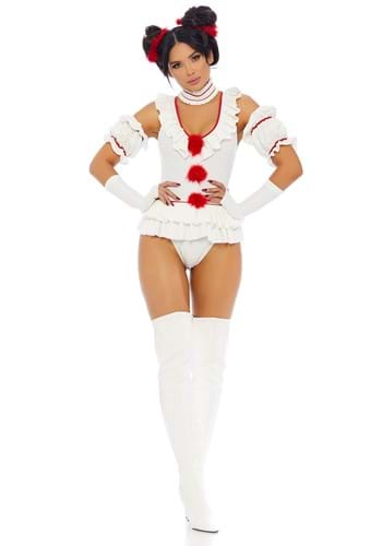 Lets Play a Game Clown Womens Costume