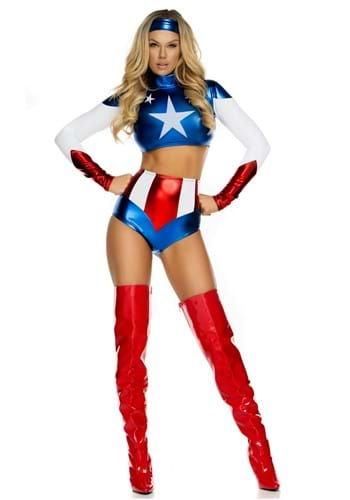 Women's Pretty Patriot Costume