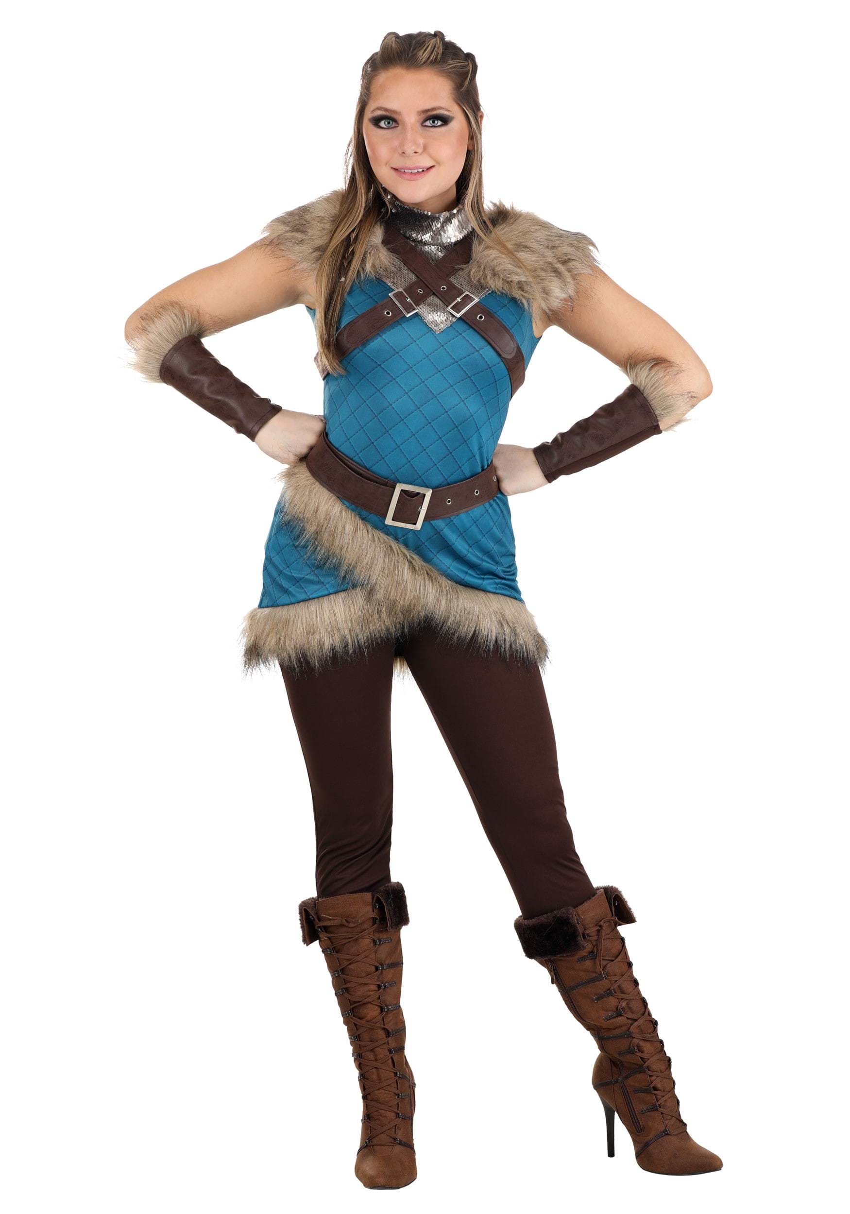 Deluxe Valhalla Viking Women's Costume | Historical Costumes
