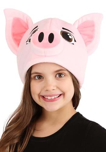 Click Here to buy Pig Plush Hat from HalloweenCostumes, CDN Funds & Shipping