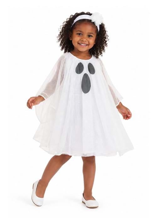 Girls Toddler Ghost Costume Dress New main