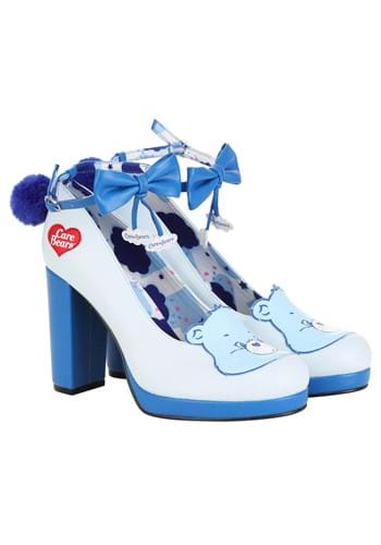 Click Here to buy Care Bears Grumpy Bear Womens Low Heels | Care Bears Shoes from HalloweenCostumes, CDN Funds & Shipping