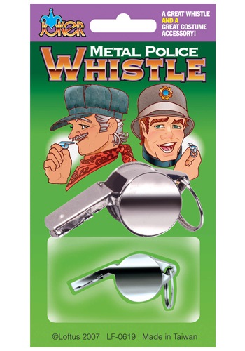 Click Here to buy Metal Police Whistle from HalloweenCostumes, CDN Funds & Shipping