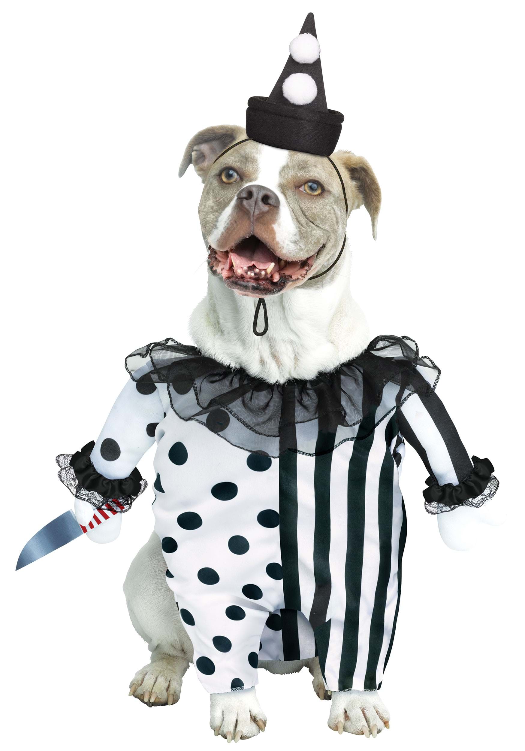 Pet Evil Clown Dog Costume