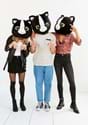 Black Cat Mascot Head Mask for Adults Alt 3