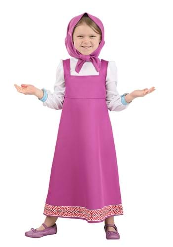 Click Here to buy Masha and the Bear Masha Toddler Costume from HalloweenCostumes, CDN Funds & Shipping