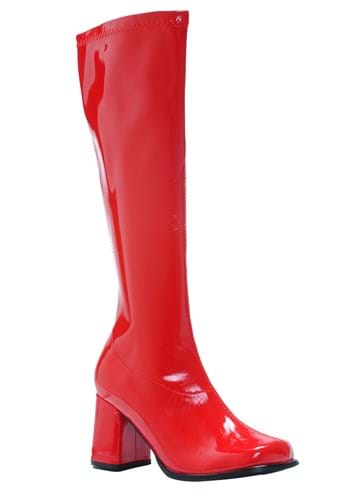 Womens Red Gogo Boots
