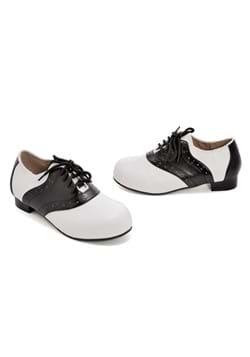 Girls Black and White Saddle Shoes