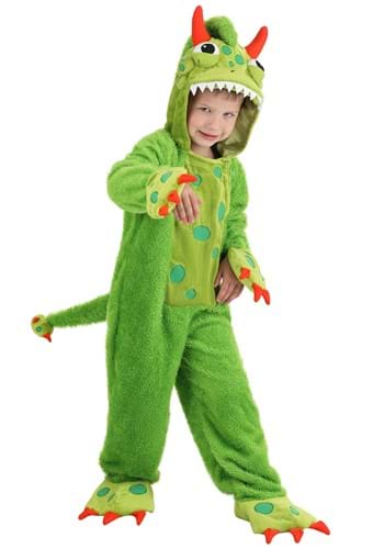 Click Here to buy Spotted Green Monster Toddler Costume from HalloweenCostumes, CDN Funds & Shipping