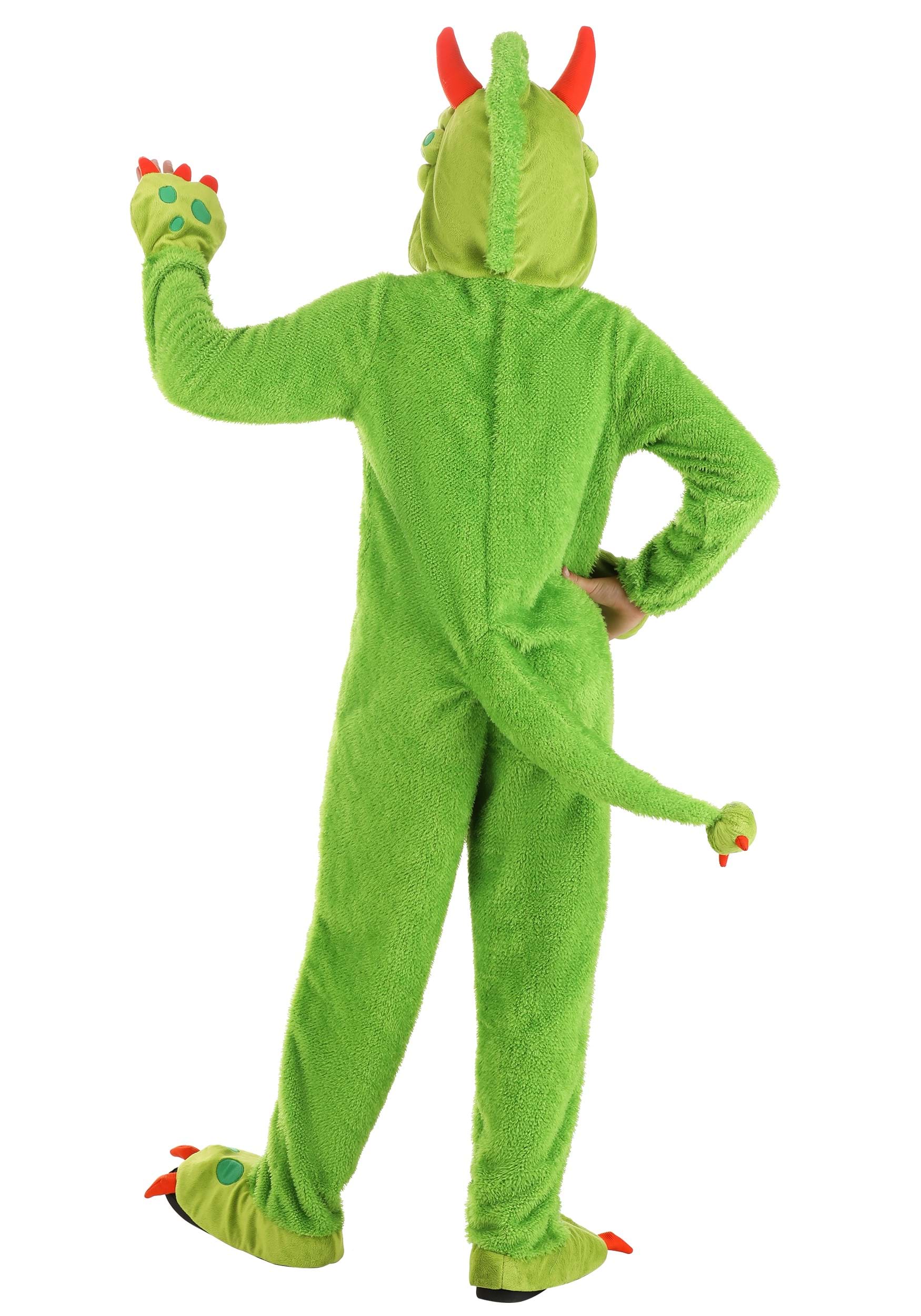 Spotted Green Monster Costume For Kids