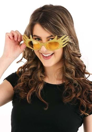 Gold Glitter Hands Glasses Alt 1