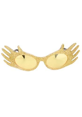Click Here to buy Glitter Gold Hands Costume Glasses | Costume Accessories from HalloweenCostumes, CDN Funds & Shipping
