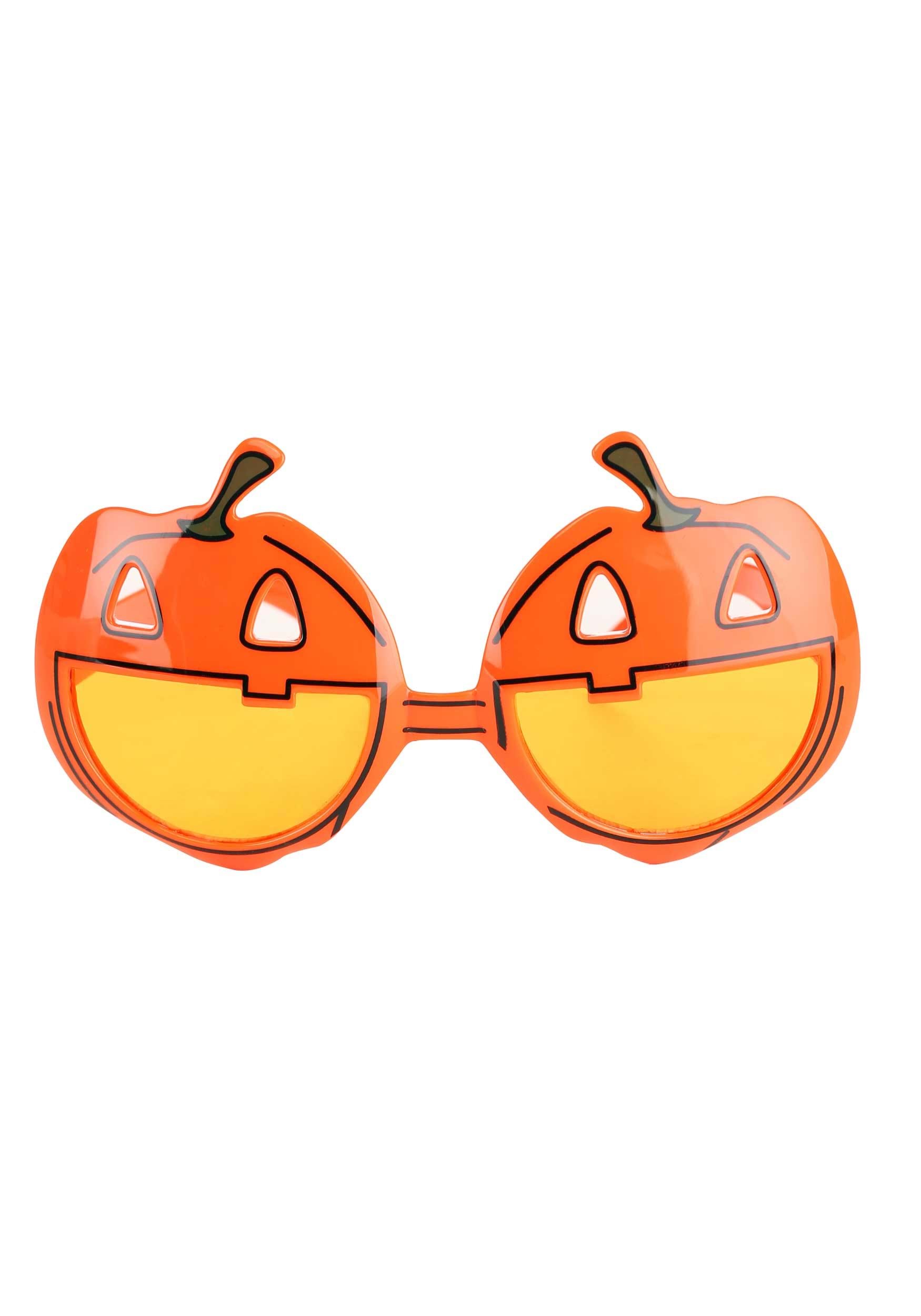 Costume Orange Pumpkin Glasses | Costume Accessories