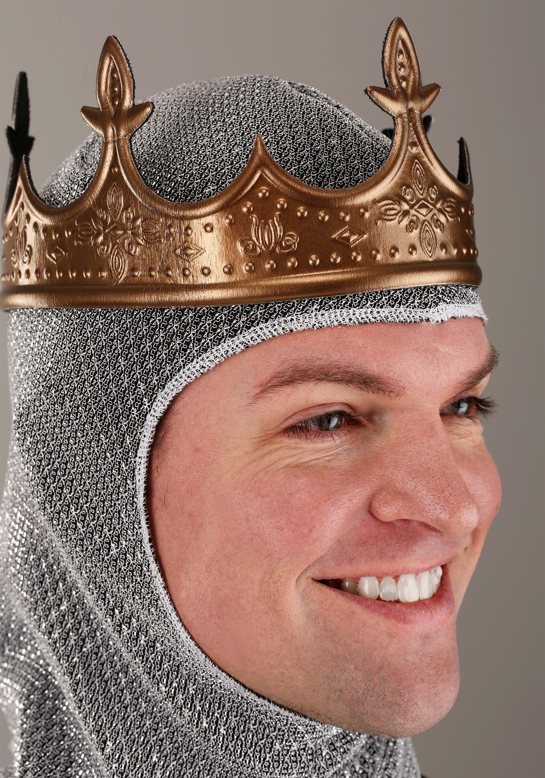 King Arthur Hood With Crown