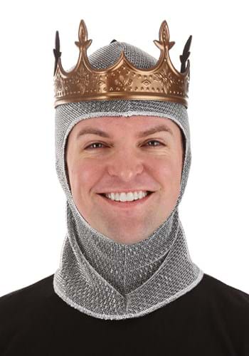 Click Here to buy King Arthur Costume Accessory Crown & Hood | Historical Accessories from HalloweenCostumes