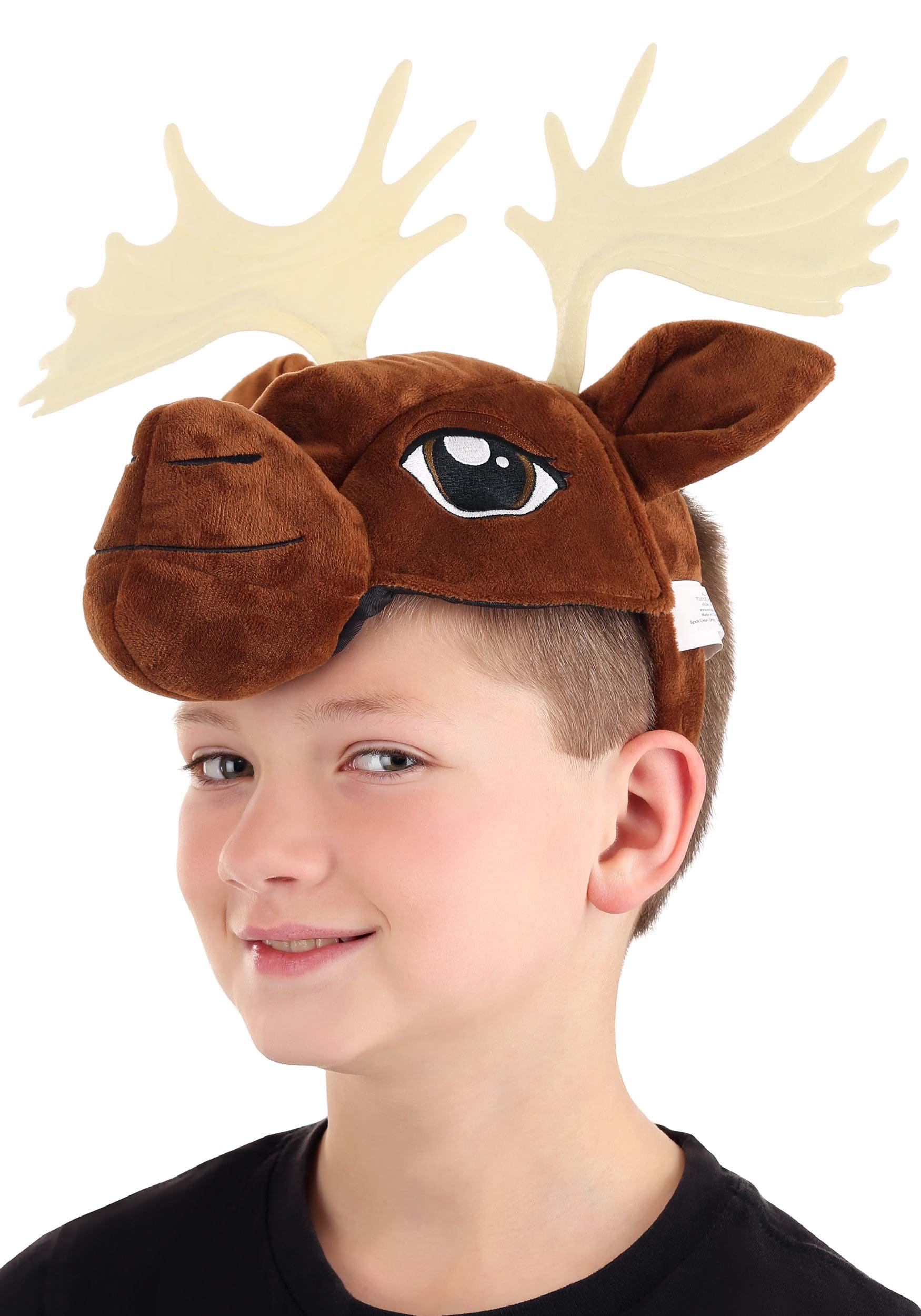 Plush Headband: Moose