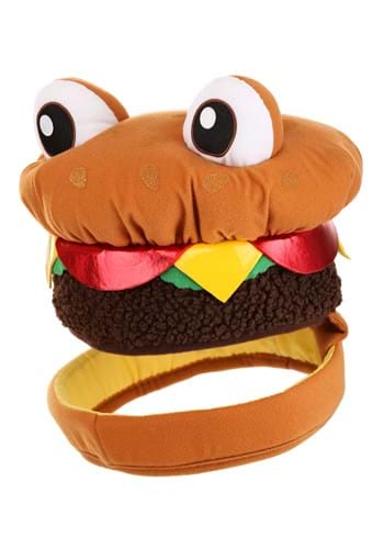 Click Here to buy Cheeseburger Soft Jawesome Costume Hat from HalloweenCostumes, CDN Funds & Shipping