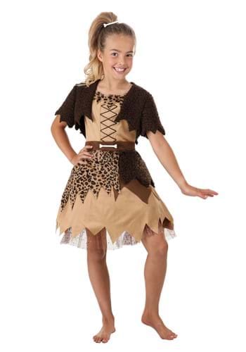 Cavegirl Dress Kids Costume