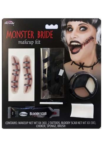 Click Here to buy Monster Bride Makeup Accessory Kit from HalloweenCostumes, CDN Funds & Shipping
