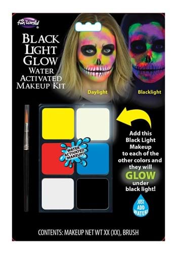 Black Light Glow Makeup Kit