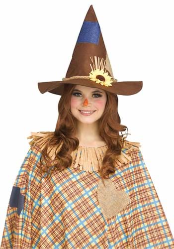 Click Here to buy Sweet Scarecrow Hat Accessory from HalloweenCostumes, CDN Funds & Shipping