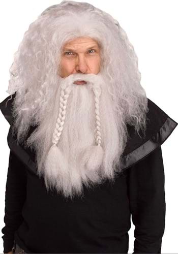 Click Here to buy Adult Gray Wizard Wig and Beard Set from HalloweenCostumes, CDN Funds & Shipping