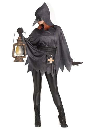Click Here to buy Plague Doctor Poncho Womens Costume from HalloweenCostumes, CDN Funds & Shipping