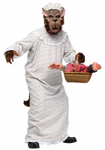 Click Here to buy Big Bad Granny Wolf Kids Costume from HalloweenCostumes, CDN Funds & Shipping