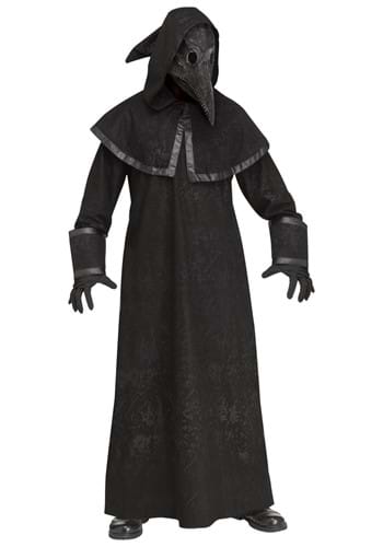 Click Here to buy Black Plague Doctor Adult Costume from HalloweenCostumes, CDN Funds & Shipping