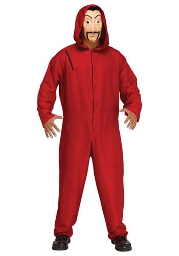 Click Here to buy Red Bank Robber Adult Costume from HalloweenCostumes, CDN Funds & Shipping