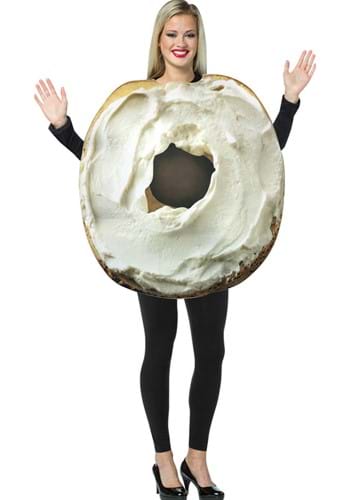 Click Here to buy Bagel and Cream Cheese Adult Costume from HalloweenCostumes, CDN Funds & Shipping