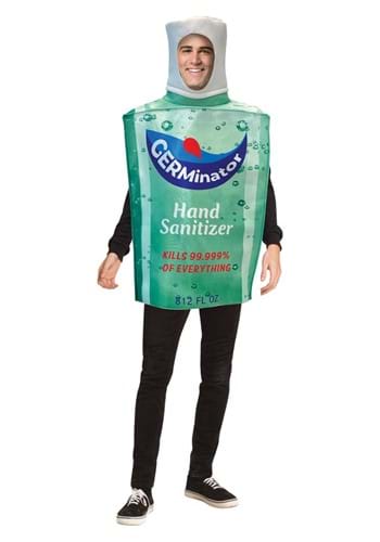 Click Here to buy Germinator Hand Sanitizer Bottle Adult Costume from HalloweenCostumes, CDN Funds & Shipping
