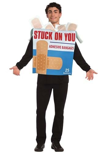 Click Here to buy Stuck On You Bandage Box Costume for Adults from HalloweenCostumes, CDN Funds & Shipping