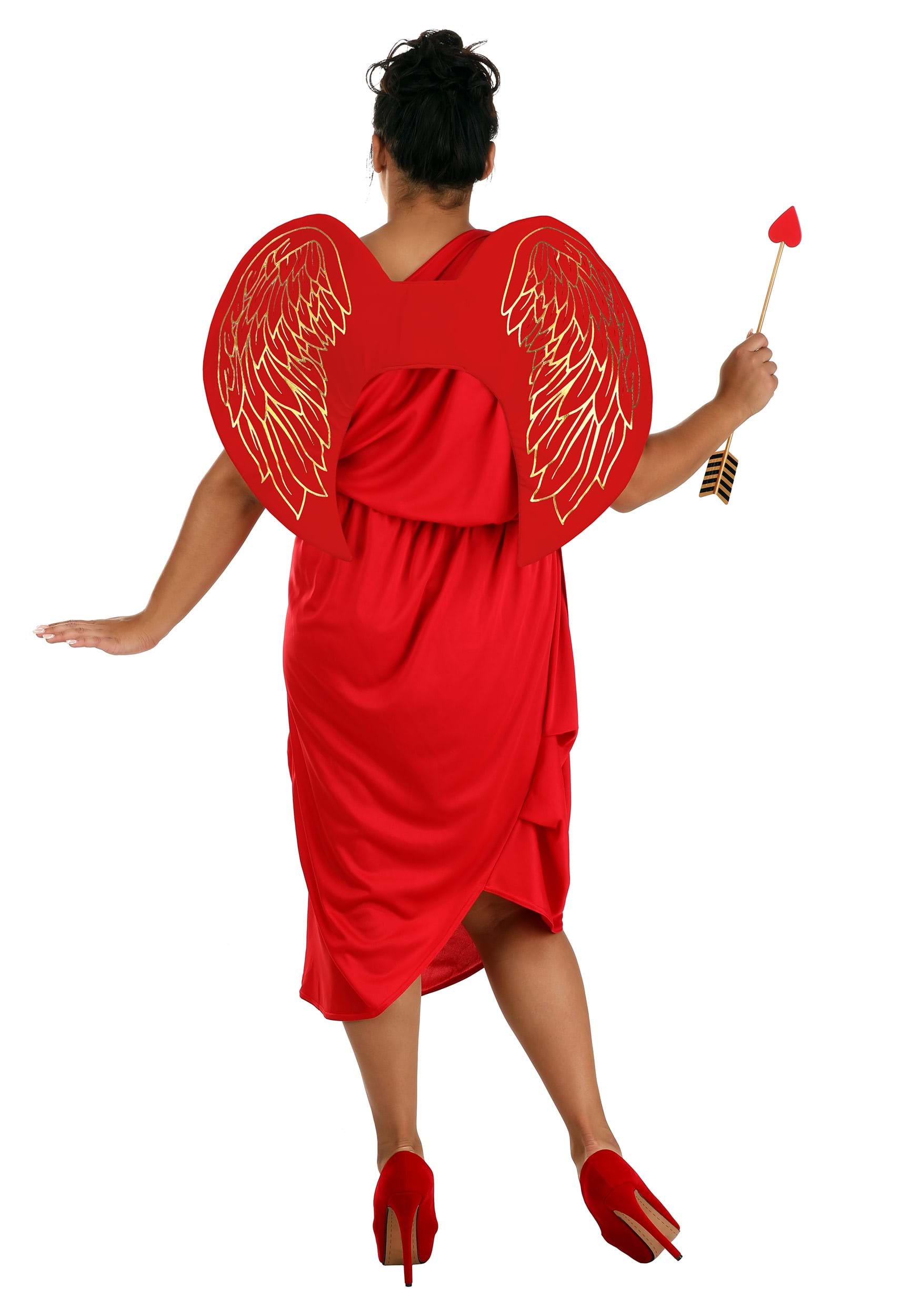 Women's Plus Cupid Costume