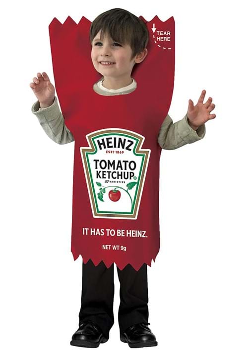 Heinz Ketchup Packet Kids Costume