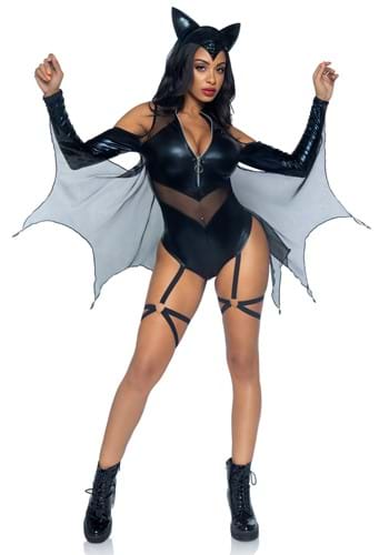 Sexy Midnight Bat Womens Costume
