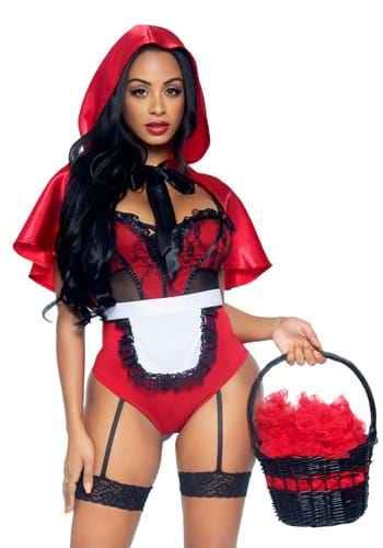 Click Here to buy Naughty Miss Red Sexy Womens Costume from HalloweenCostumes, CDN Funds & Shipping