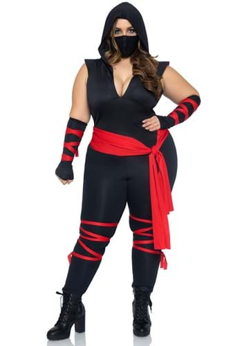 Click Here to buy Plus Size Sexy Deadly Ninja Womens Costume from HalloweenCostumes, CDN Funds & Shipping