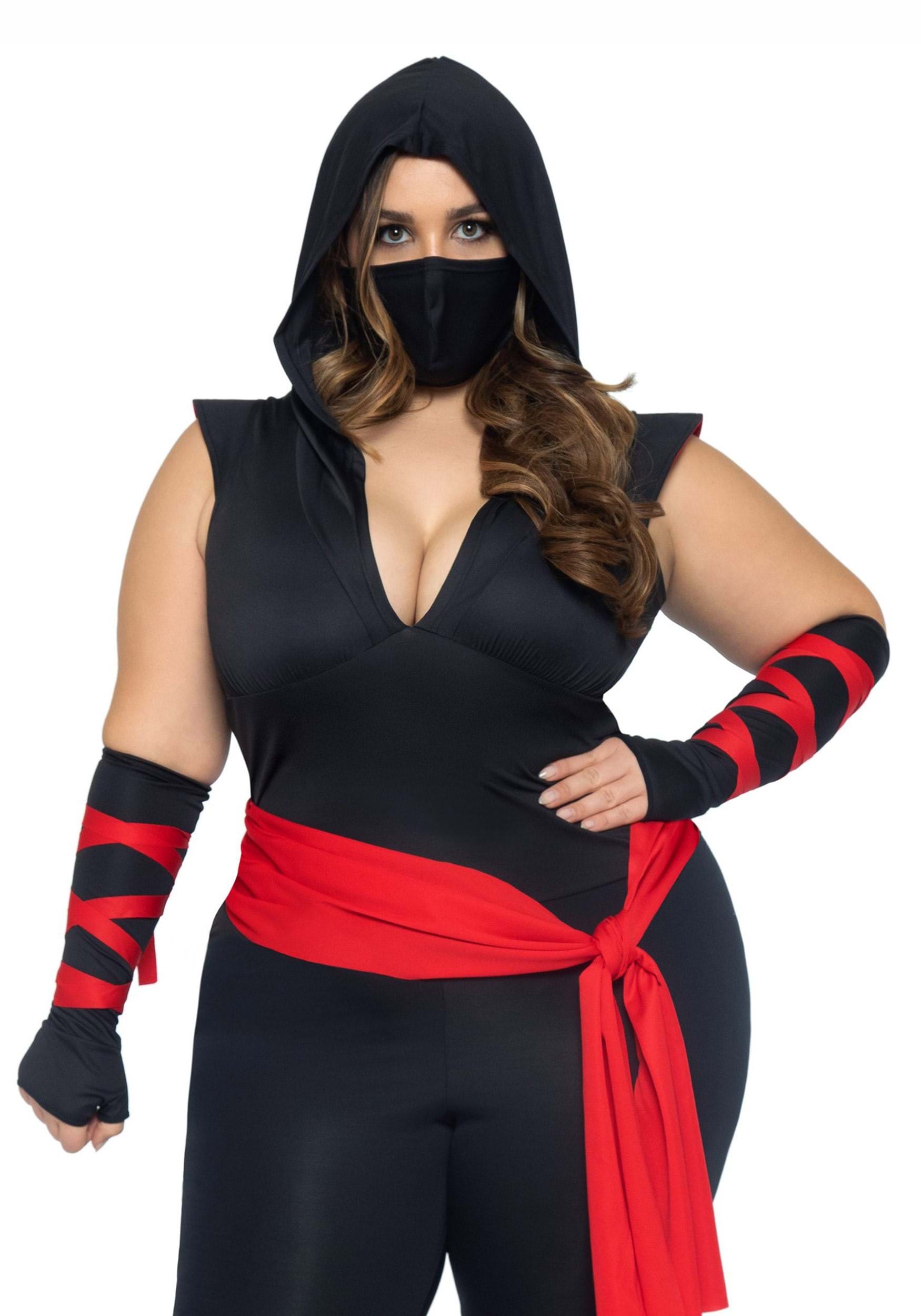 Plus Size Sexy Deadly Ninja Women's Costume