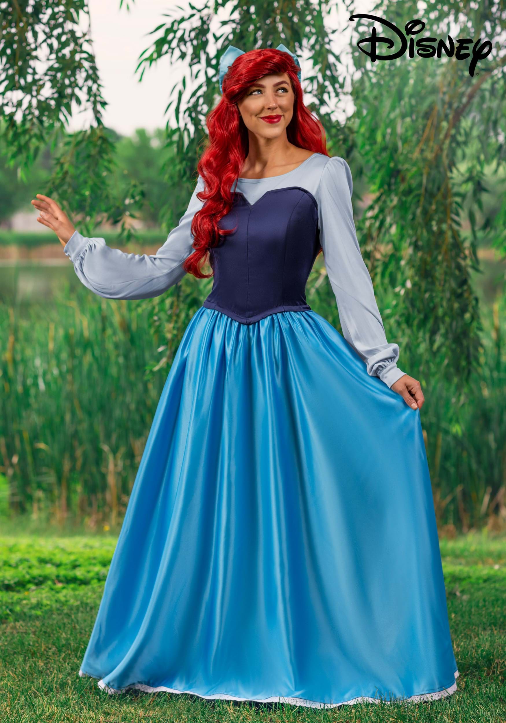 Ariel Blue Dress Women's Costume