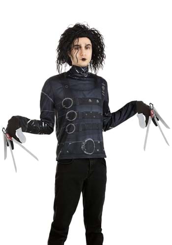 Click Here to buy Adult Classic Edward Scissorhands Costume from HalloweenCostumes, CDN Funds & Shipping