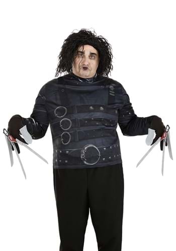 Click Here to buy Plus Size Classic Edward Scissorhands Costume from HalloweenCostumes, CDN Funds & Shipping