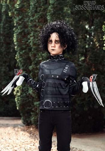 Click Here to buy Kids Classic Edward Scissorhands Costume from HalloweenCostumes, CDN Funds & Shipping