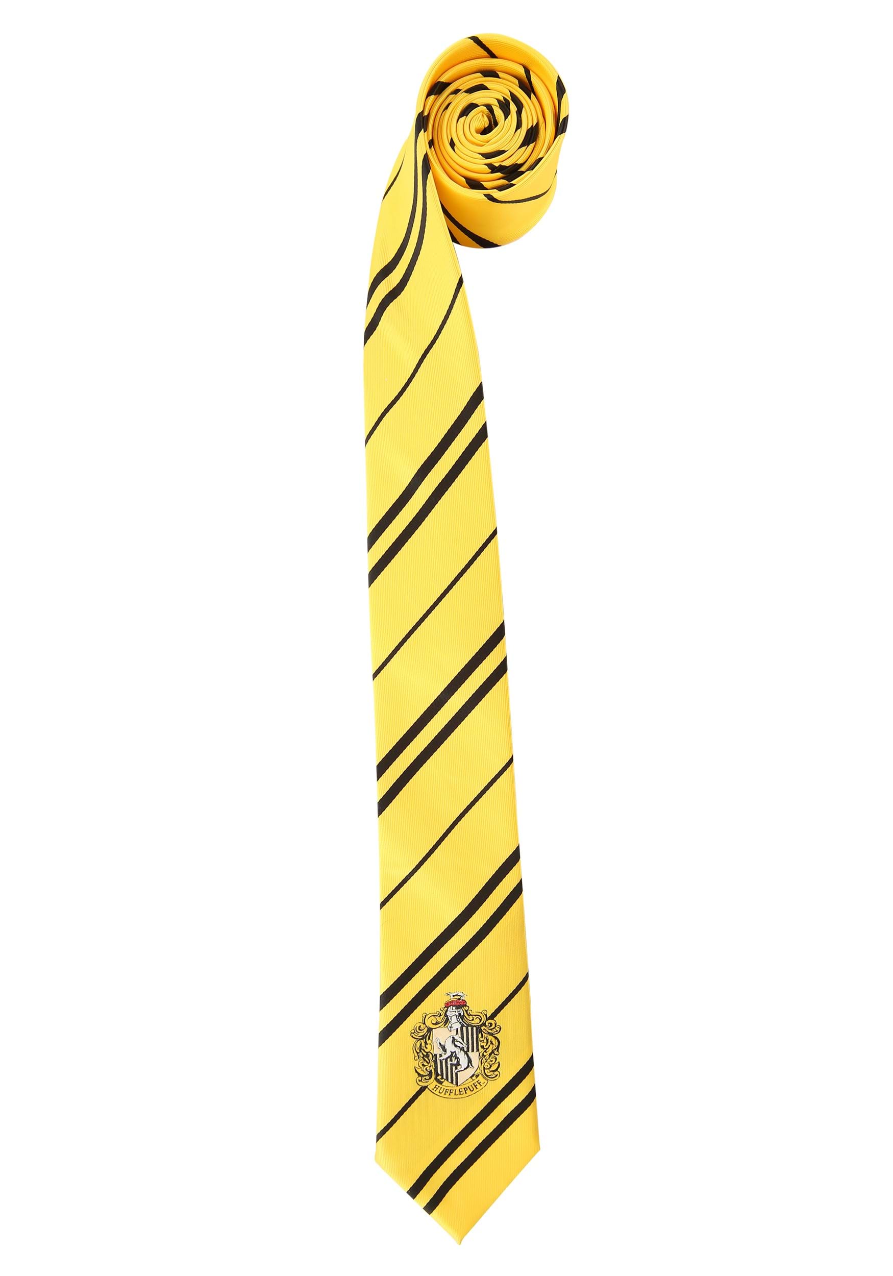 Harry Potter Hogwarts Hufflepuff Necktie | Harry Potter Accessories