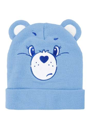 Click Here to buy Care Bears Grumpy Bear Knit Hat | Care Bears Accessories from HalloweenCostumes, CDN Funds & Shipping
