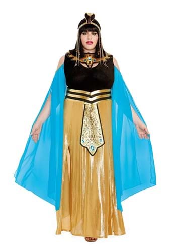 Click Here to buy Womens Plus Size Queen Cleopatra Adult Costume from HalloweenCostumes, CDN Funds & Shipping