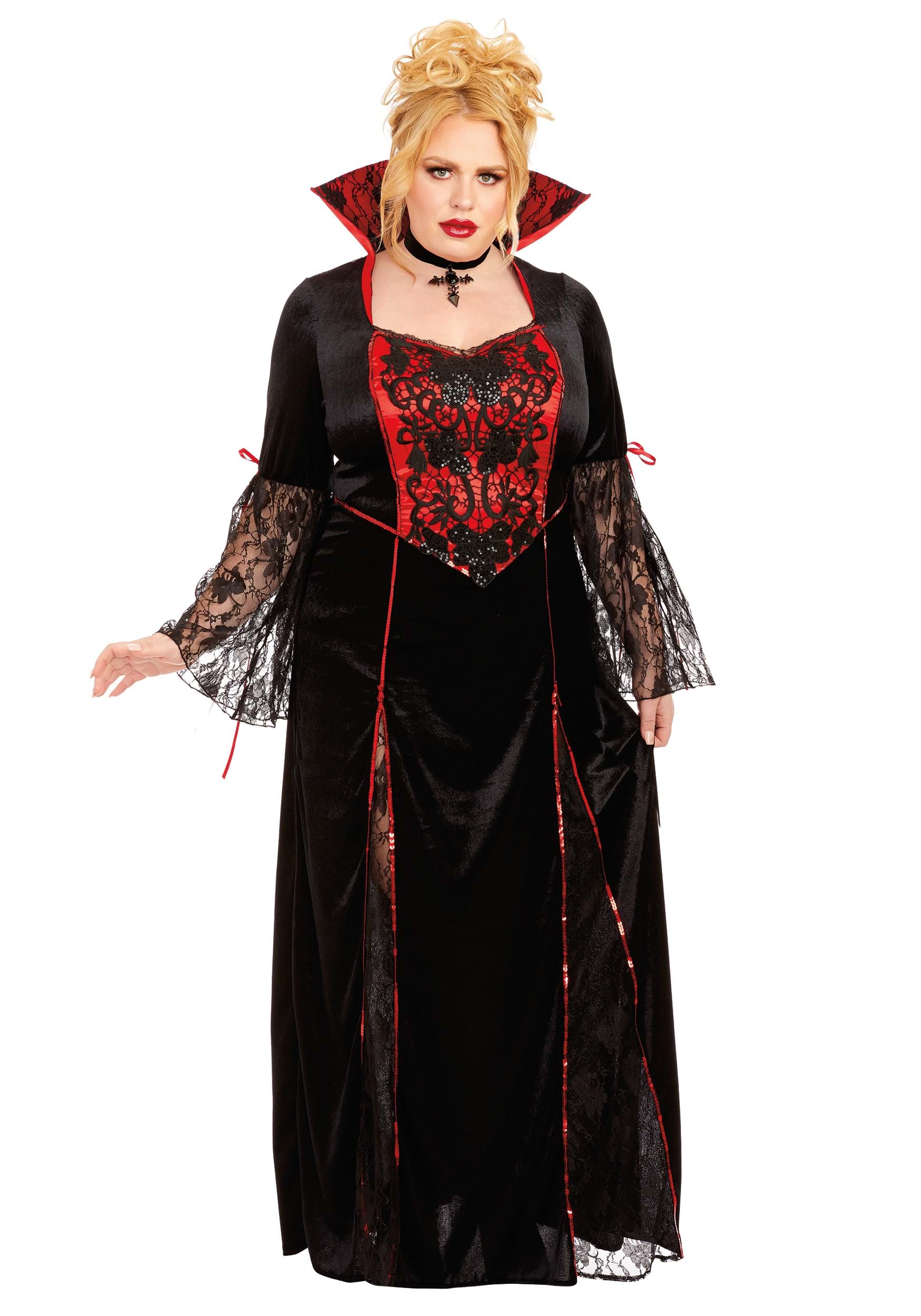 Plus Size Vampira Adult Women's Costume