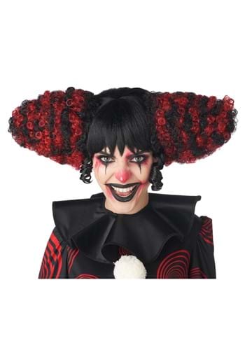 Click Here to buy Black and Red Funhouse Clown Wig from HalloweenCostumes, CDN Funds & Shipping