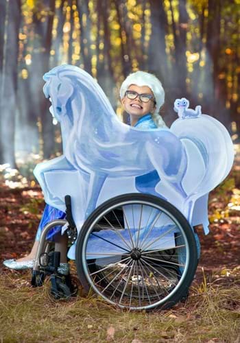 Click Here to buy Frozen Ice Nokk Wheelchair Cover Adaptive Costume from HalloweenCostumes, CDN Funds & Shipping