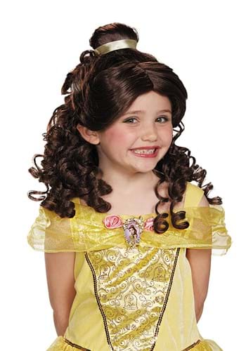 Click Here to buy Belle Beauty and the Beast Kids Wig from HalloweenCostumes, CDN Funds & Shipping